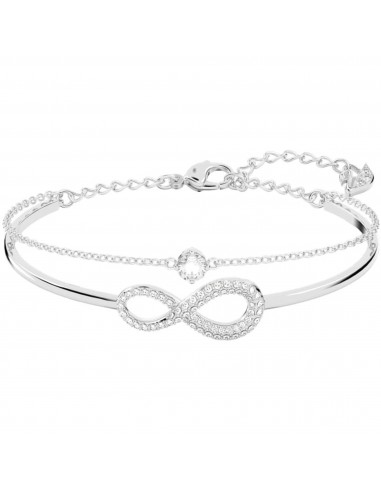 Swarovski Women's Bangle - Infinity White Crystals Elegant Rhodium Plated | 5520584 sélection de produits