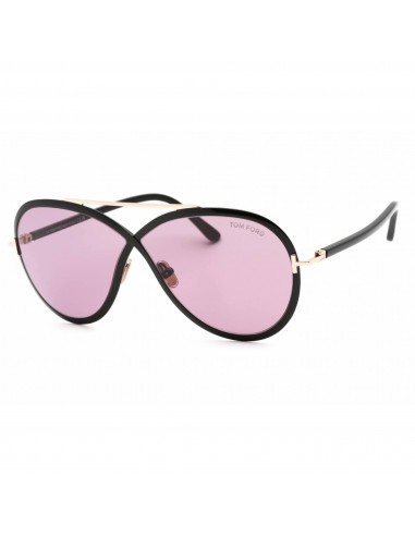 Tom Ford Women's Sunglasses - Full Rim Shiny Black Oversized Shape Frame | FT1007 01Y sur le site 