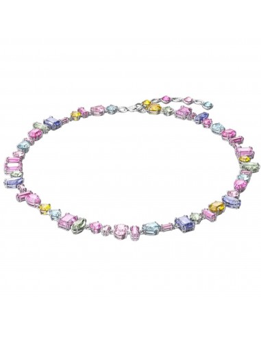 Swarovski Women's Necklace - Gema All Around Rhodium Plated Multicolor | 5613738 france