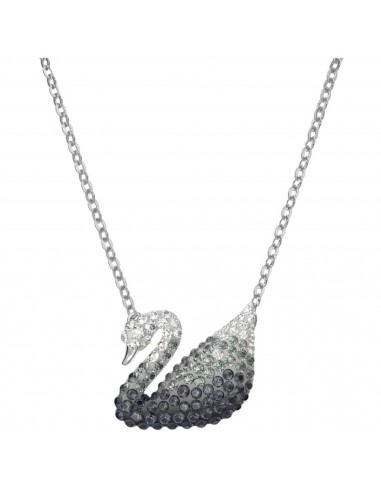 Swarovski Women's Pendant - Iconic Swan Grey Rhodium Plated Lobster Clasp | 5614103 pour bénéficier 