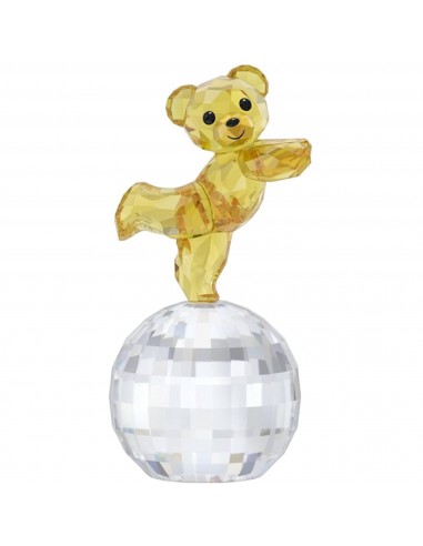 Swarovski Decoration Object - Kris Bear Ready to Disco Yellow Crystals | 5639875 vous aussi creer 