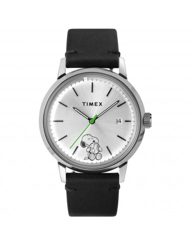 Timex Unisex Watch - Marlin X Peanuts Automatic Silver Tone Dial Strap | TW2V32600JR Economisez 