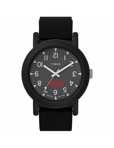 Timex Men's Watch - Camper X Stranger Things Fabric Strap Black Dial | TW2V50800YB 2 - 3 jours ouvrés.