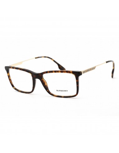 Burberry Men's Eyeglasses - Dark Havana/Light Gold Plastic Rectangular | 0BE2339 3002 en stock