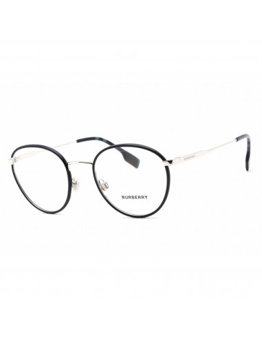 Burberry Unisex Eyeglasses - Full Rim Round Silver/Blue Metal Frame | 0BE1373 1005 ouvre sa boutique