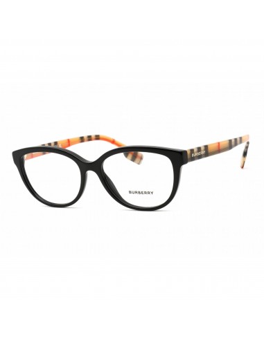 Burberry Women's Eyeglasses - Cat Eye Black/Vintage Check Plastic Frame | 0BE2357 3757 Vous souhaitez 