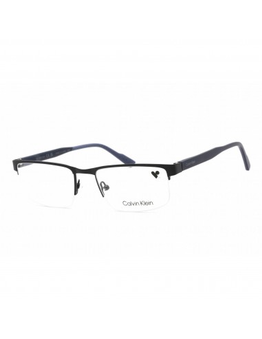 Calvin Klein Women's Eyeglasses - Half Rim Rectangular Blue Metal Frame | CK21126 438 Venez acheter