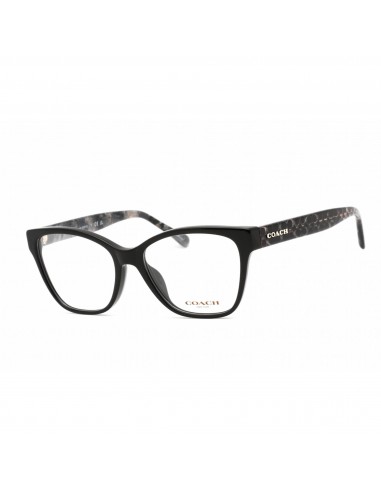 Coach Women's Eyeglasses - Full Rim Cat Eye Shape Black Plastic Frame | 0HC6207U 5002 solde