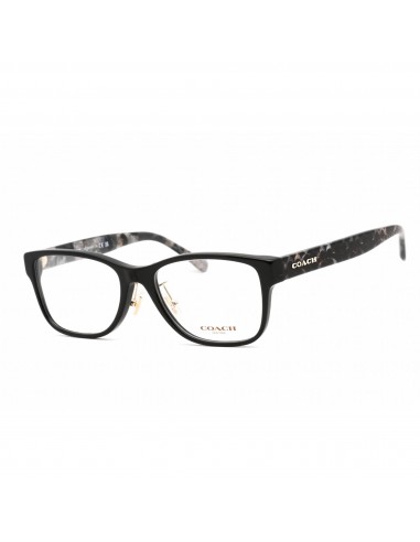 Coach Women's Eyeglasses - Full Rim Rectangular Black Plastic Frame | 0HC6208F 5002 français