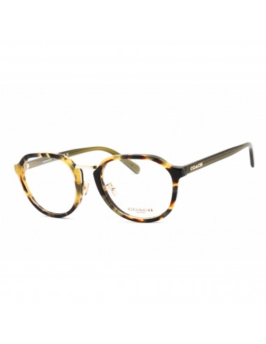 Coach Women's Eyeglasses - Full Rim Round Shape Tortoise Plastic Frame | 0HC6211 5324 Dans la société mordern