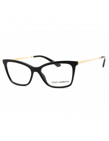 Dolce & Gabbana Women's Eyeglasses - Cat Eye Shape Black Plastic Frame | 0DG3347 501 destockage