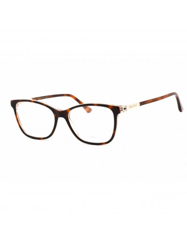 Jimmy Choo Women's Eyeglasses - Cat Eye Havana Glitter Plastic Frame | JC274 0DXH 00 pas cher