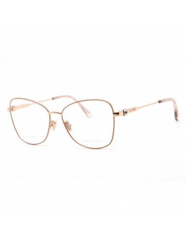 Jimmy Choo Women's Eyeglasses - Full Rim Butterfly Gold/Nude Frame | JC304 0PY3 00 Paris Déstockage Promo