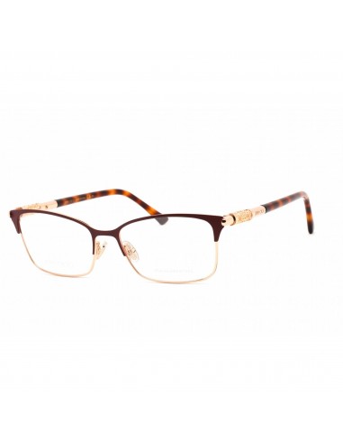 Jimmy Choo Women's Eyeglasses - Full Rim Cat Eye Burgundy/Gold Frame | JC295 06K3 ouvre sa boutique