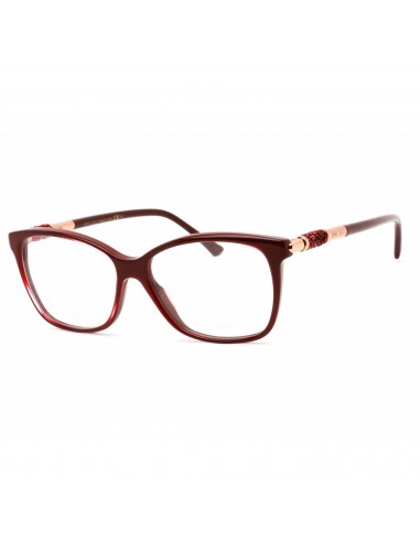 Jimmy Choo Women's Eyeglasses - Full Rim Butterfly Burgundy Plastic | JC292 0IY1 00 en linge