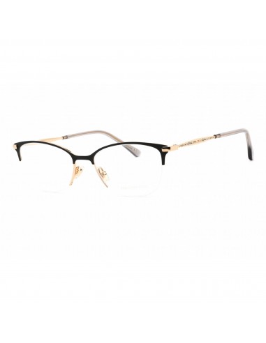 Jimmy Choo Women's Eyeglasses - Half Rim Cat Eye Black/Gold Frame | JC300 02M2 00 ouvre sa boutique