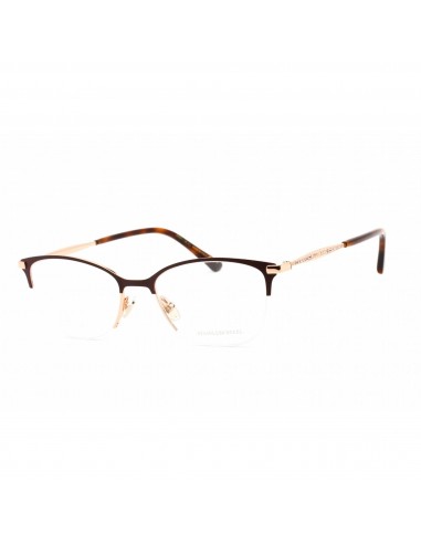 Jimmy Choo Women's Eyeglasses - Half Rim Cat Eye Burgundy/Gold Frame | JC300 06K3 00 Livraison rapide