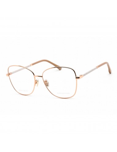 Jimmy Choo Women's Eyeglasses - Full Rim Butterfly Gold/Nude Frame | JC322 0BKU 00 Comparez plus de prix